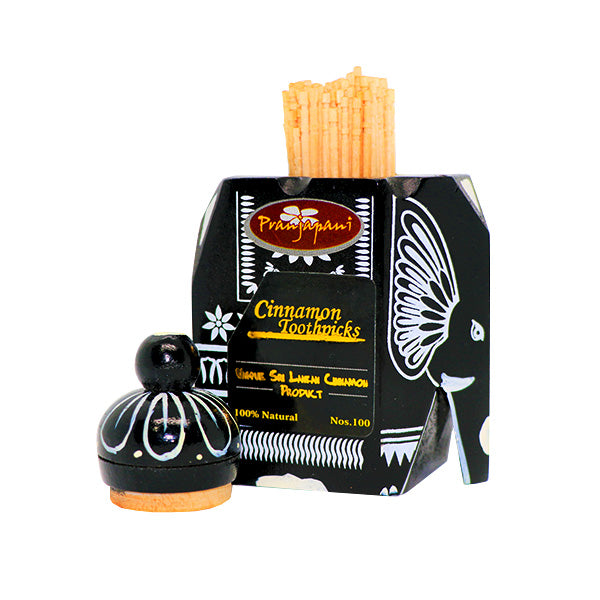 Cinnamon toothpick - Elephant shaped holder